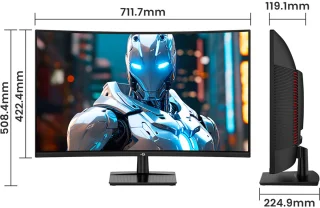 TITAN ARMY C32C1S 31,5-inch 1500R QHD Gamingmonitor
