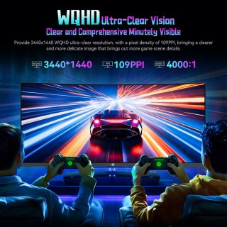 TITAN ARMY C34A1R 34 inch 1500R gebogen gamingmonitor 3440x1440