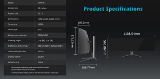 TITAN ARMY C49SHC 49-inch curved gamingmonitor 3840x1080 144Hz