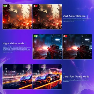 TITAN ARMY P2510G 27" 2560x1440 Quad HD Monitor Zwart