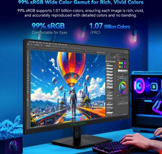 TITAN ARMY P27GR 27" Quad HD Monitor Zwart