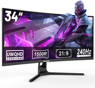 Ultrawide curved gamingmonitor 34 inch