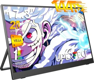 UPERFECT draagbare gaming monitor 17,3 inch