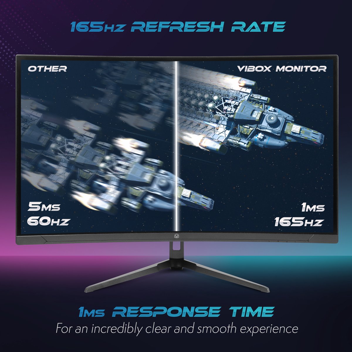 Vibox 27 inch Curved Gaming Monitor