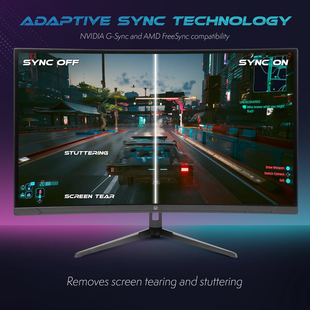 Vibox 27 inch Curved Gaming Monitor