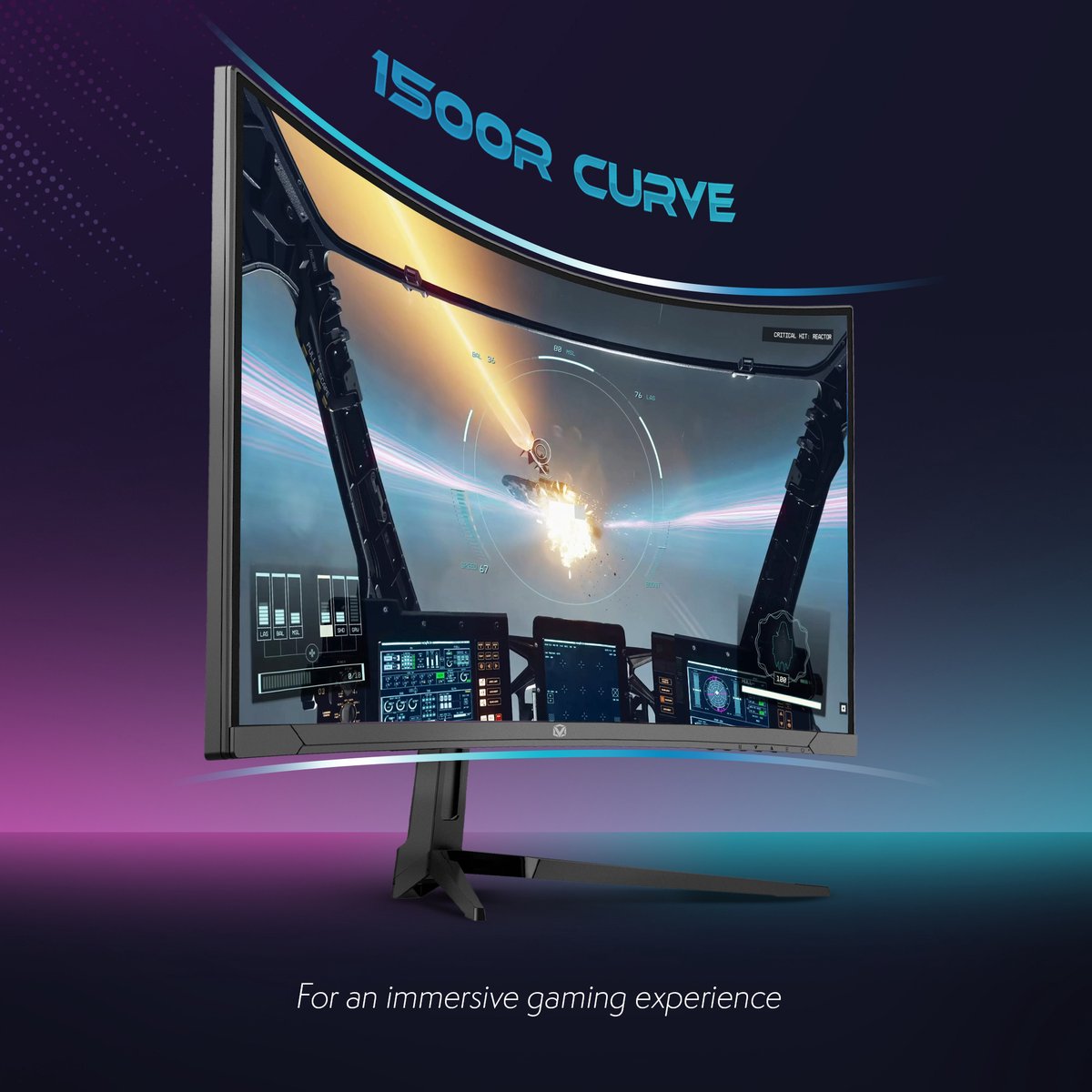 Vibox 27 inch Curved Gaming Monitor