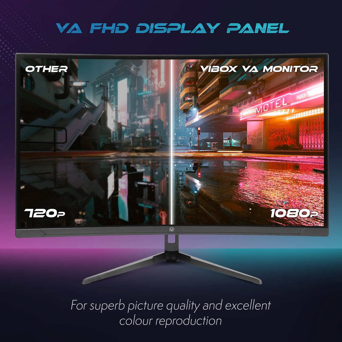 Vibox 27 inch Curved Gaming Monitor