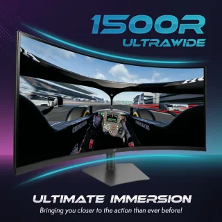 Vibox 34 inch Ultrawide Curved Gaming Monitor