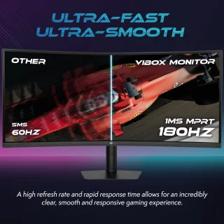 Vibox 34 inch Ultrawide Curved Gaming Monitor