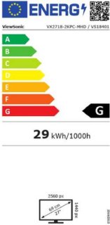 ViewSonic VX2718-2KPC-MHD 27" Curved QHD Monitor