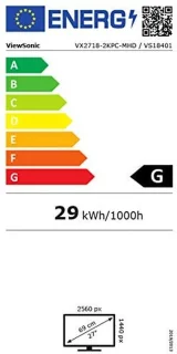 ViewSonic VX2718-2KPC-MHD 27" Curved QHD Monitor