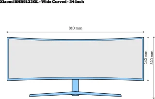 Xiaomi BHR5133GL 34 inch QHD Curved Ultrawide Monitor