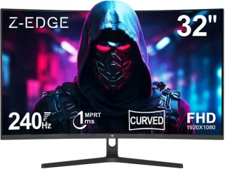 Z-EDGE 32-inch curved gaming monitor UG32P FHD zwart