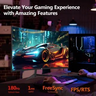 Z-EDGE UG24 Curved Gaming Monitor 24 inch