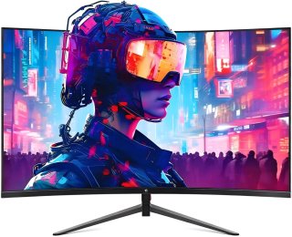 De Z-EDGE UG27P 27 inch gebogen gamingmonitor - zwart in één oogopslag