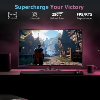 Z-EDGE UG27P 27 inch gebogen gamingmonitor - zwart