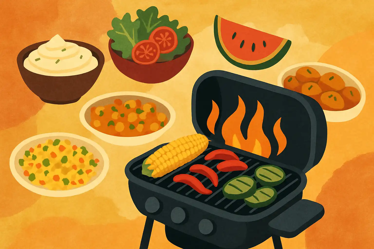 12 bijgerechten die je gasbarbecue naar feestniveau tillen