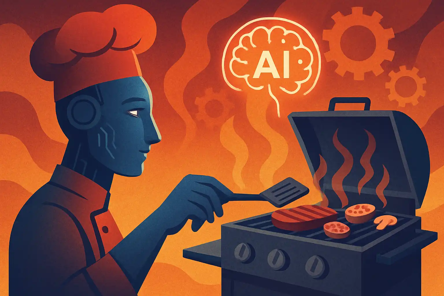 AI op de gasbarbecue: zo laat je een kunstmatige chef verrassende recepten bedenken — en werken ze echt?