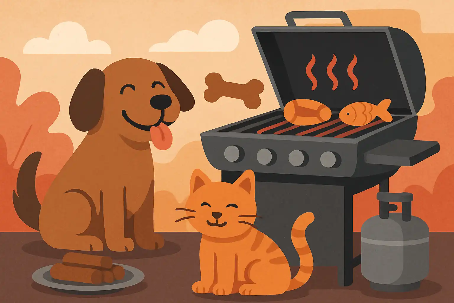 Barbecuehapjes voor je hond en kat: veilig grillen op de gasbarbecue
