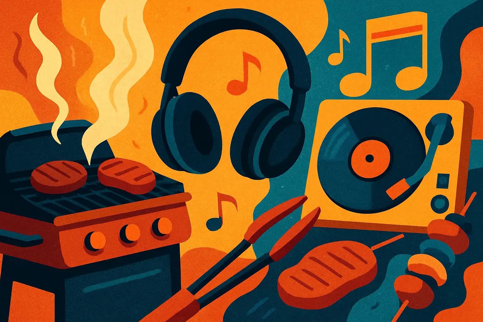 De perfecte barbecue-playlist: muziek die elk grillmoment naar een hoger niveau tilt