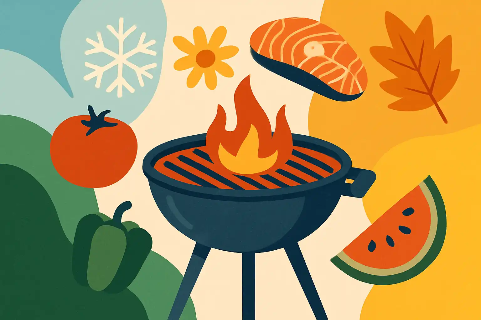 De seizoenskalender voor je gasbarbecue: wat je nu het beste op de grill legt