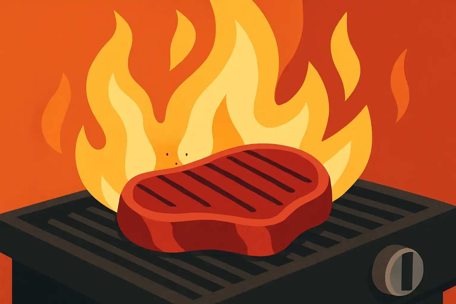 Flare-ups verslaan: zo voorkom je vlammenzee bij vette steaks op je gasbarbecue