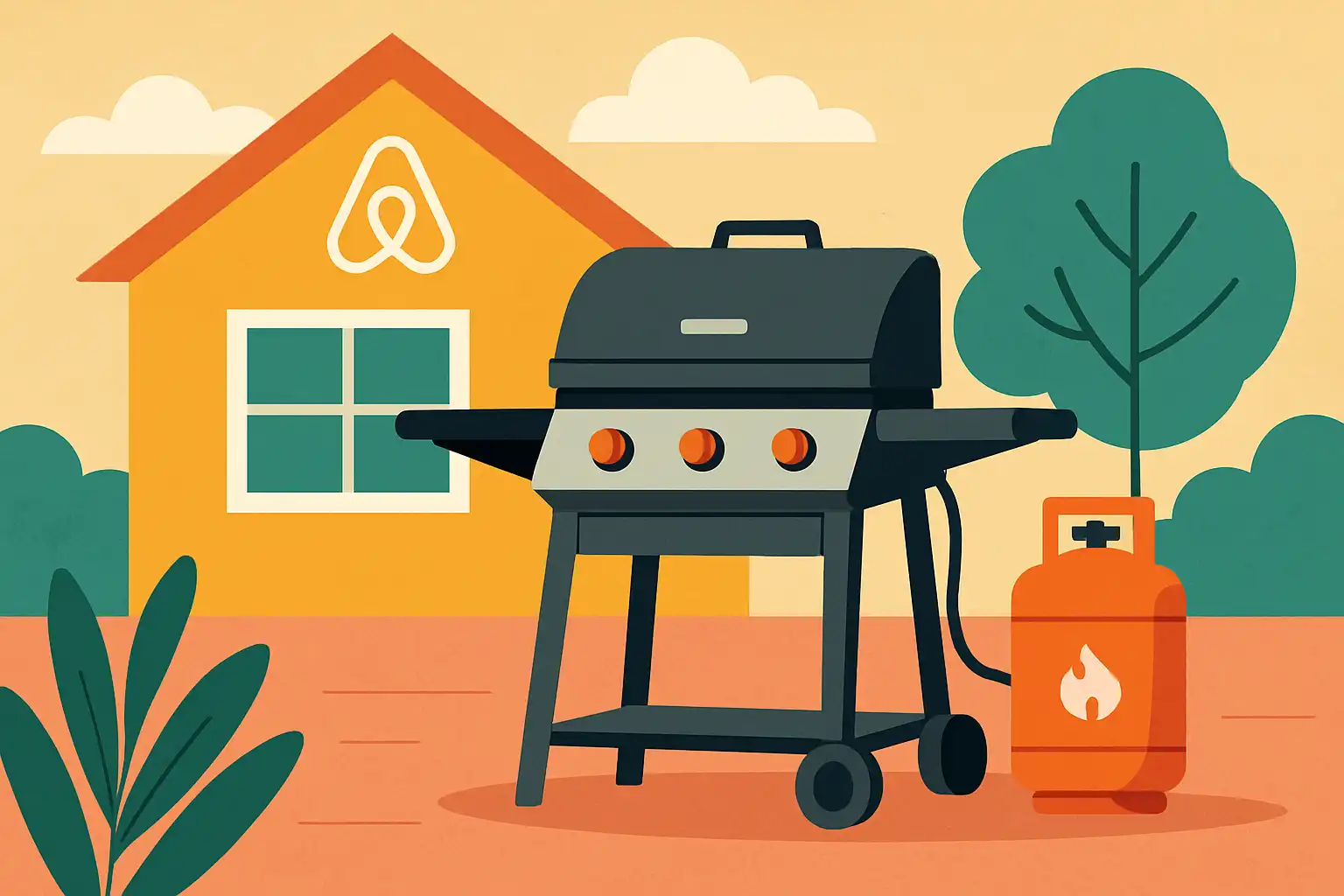Gasbarbecue in je Airbnb: zo maak je ’m gastklaar en veilig