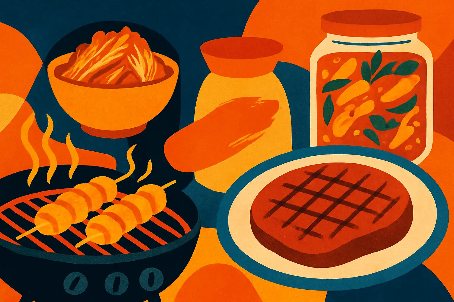 Gefermenteerde smaakbommen op de grill: miso, kimchi en meer voor next-level gasbarbecuegerechten