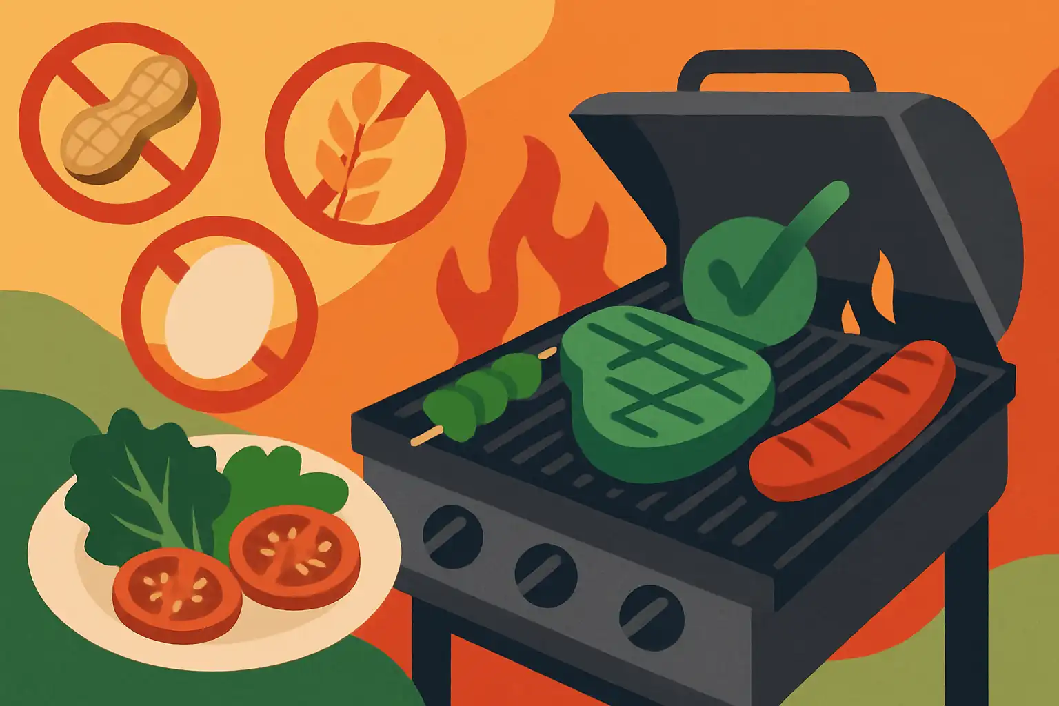 Hoe organiseer je een allergievriendelijke barbecue: slimme swaps en menu-ideeën zodat iedereen mee-eet