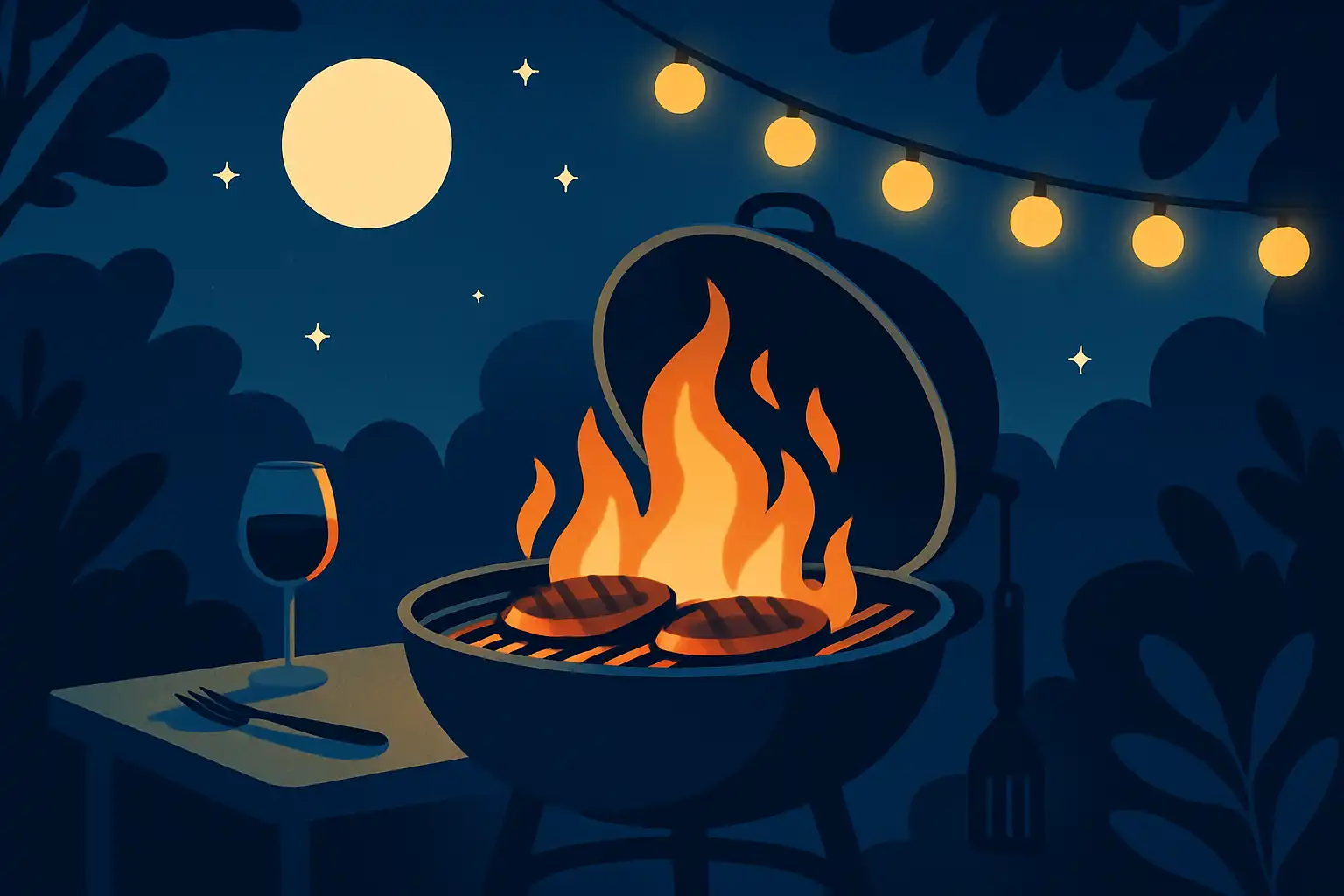Middernachtgrillen: zo organiseer je een sfeervolle, veilige en geurarme nachtbarbecue