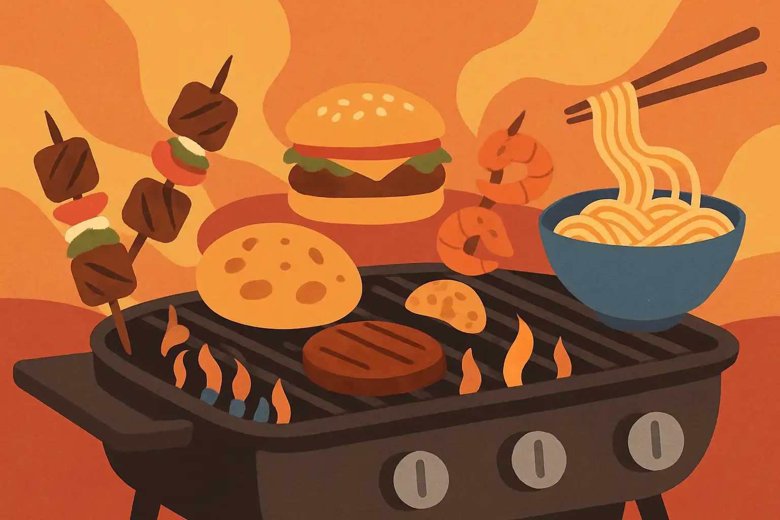 Streetfood thuis: vijf internationale klassiekers die je op je gasbarbecue moet proberen