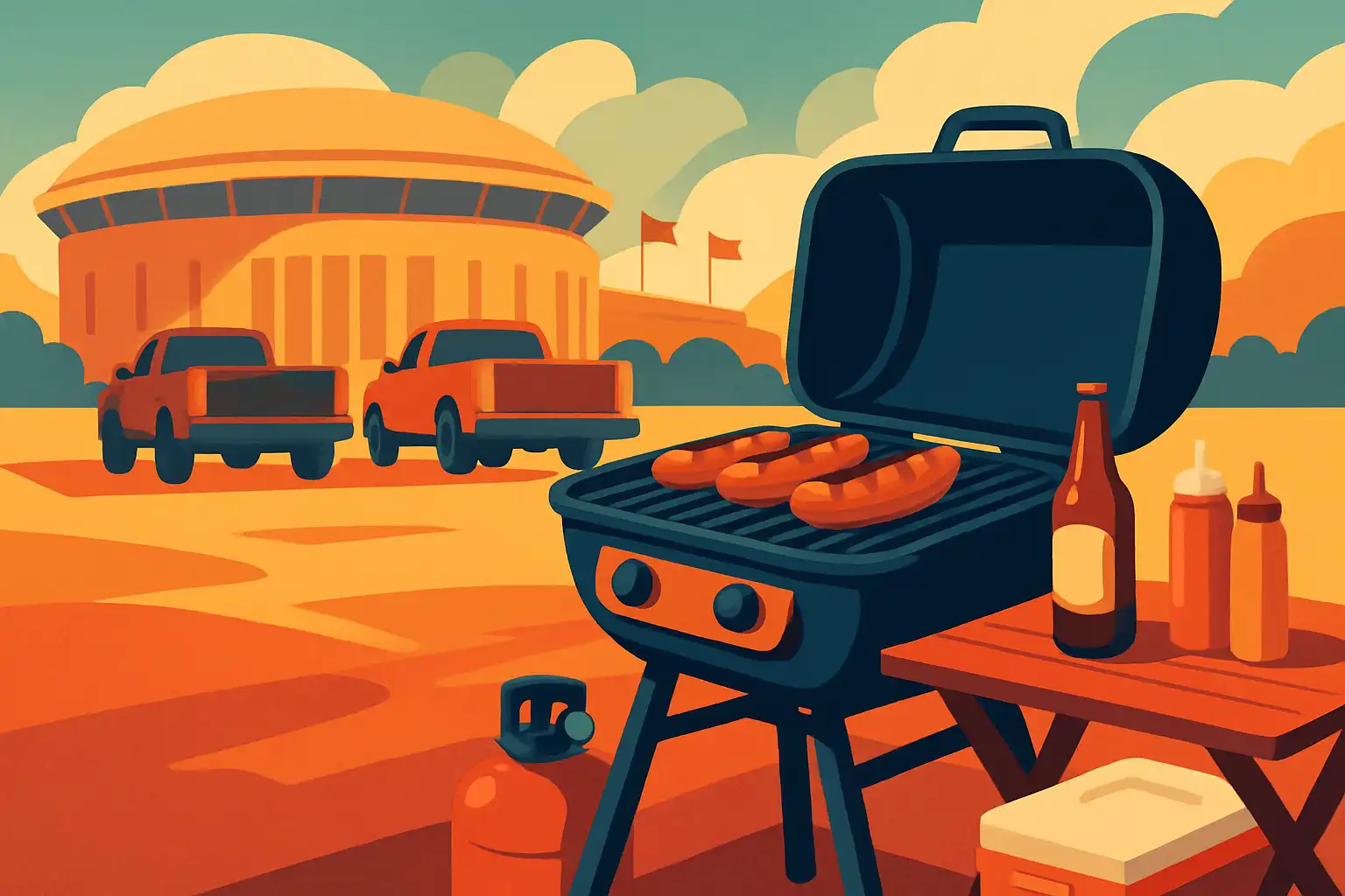 Tailgaten met je gasbarbecue: alles wat je nodig hebt voor het perfecte stadionfeest