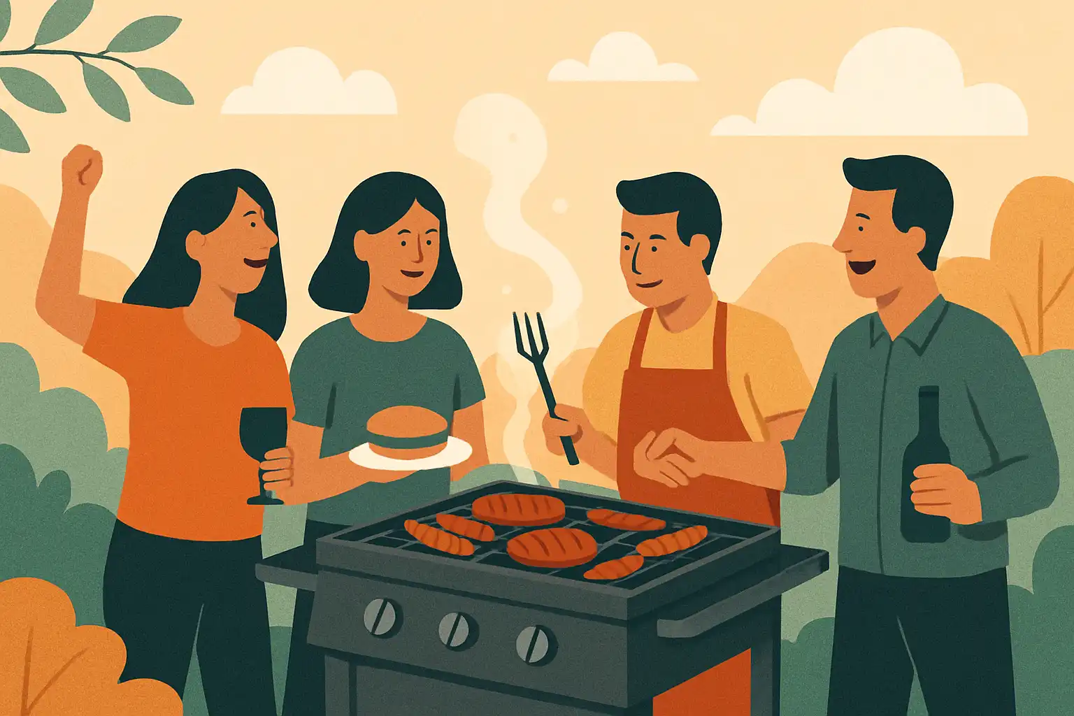 Teambuilding bij de grill: zo organiseer je een succesvol bedrijfsuitje rond je gasbarbecue