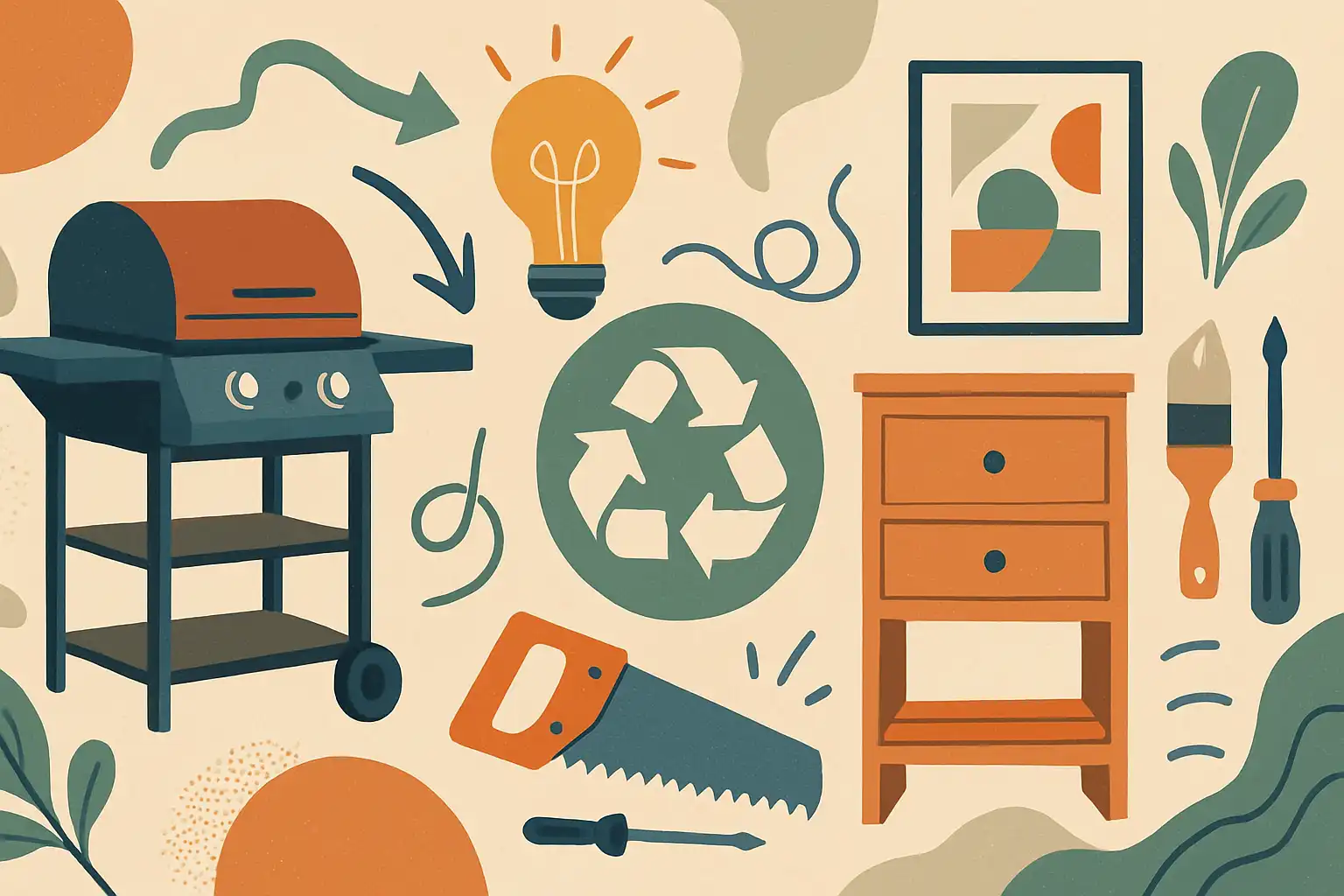 Van oude gasbarbecue naar designmeubel: creatieve upcycles en doe-het-zelf ideeën