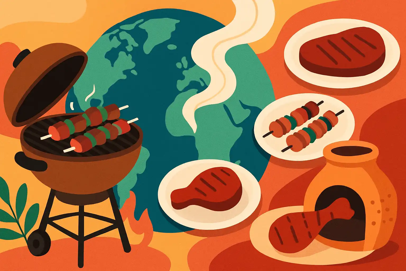 Wereldkeukens op de gasbarbecue: zo maak je asado, yakitori en tandoori authentiek thuis