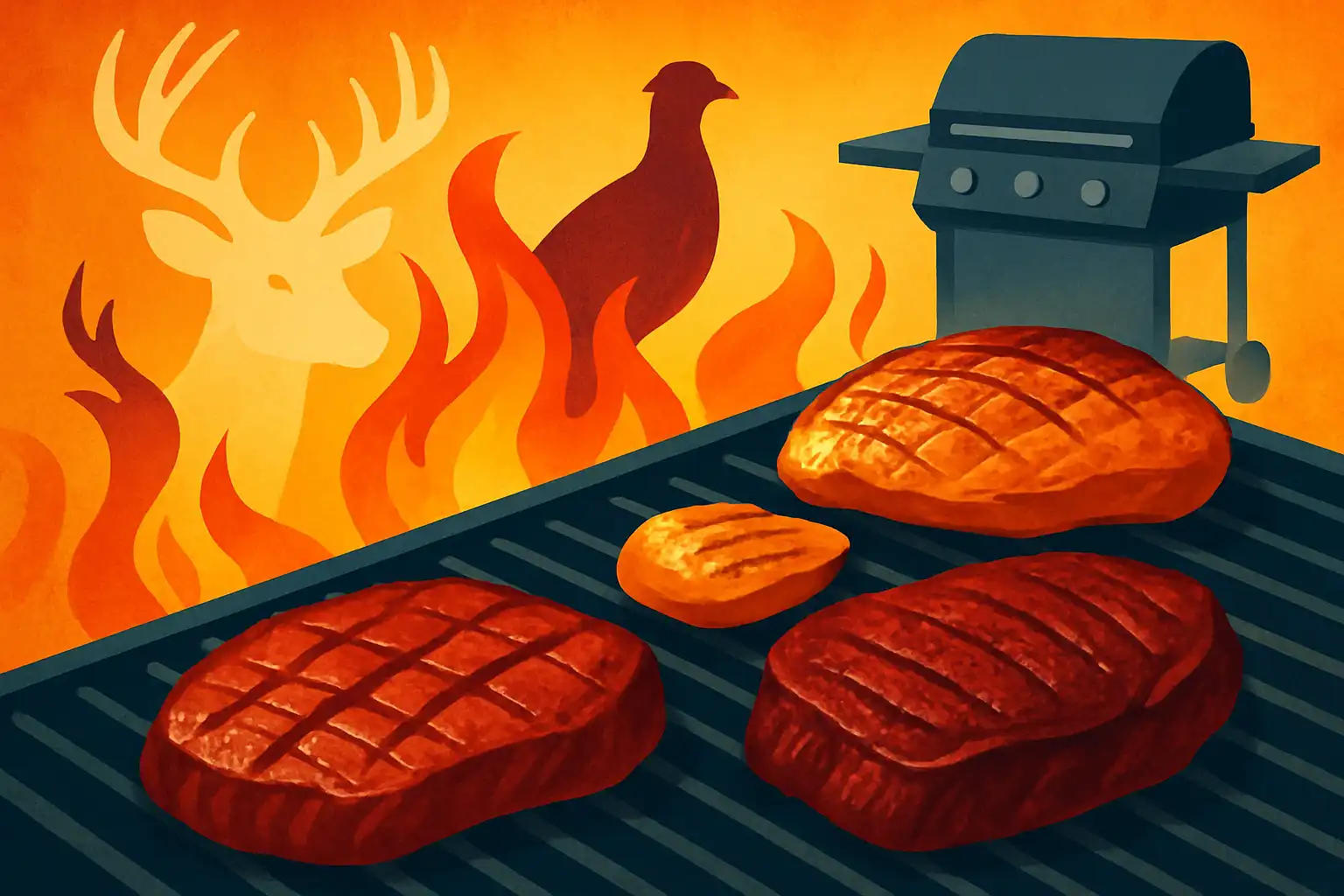 Wild op de gasbarbecue: zo grill je hertenbiefstuk, fazant en everzwijn perfect mals