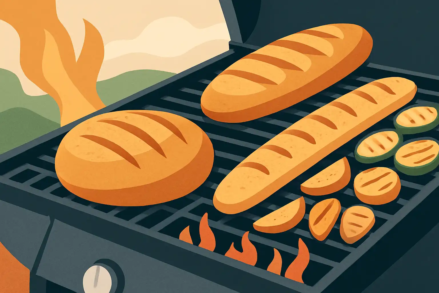 Zo bak je perfect brood en knapperige bijgerechten op je gasbarbecue