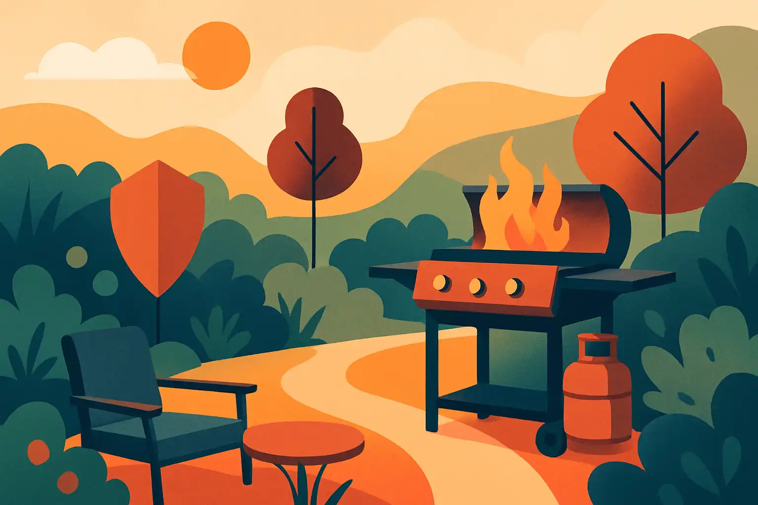 Zo ontwerp je de perfecte barbecuezone in je tuin: flow, veiligheid en sfeer