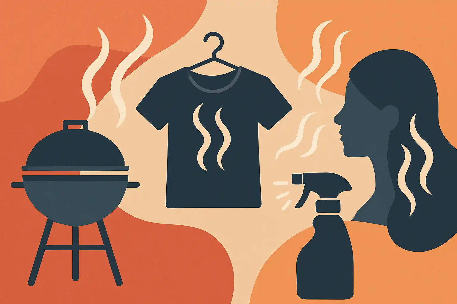 Zo verwijder je barbecuegeur uit kleding en haar: snelle hacks voor na het grillen
