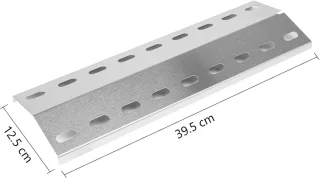 RVS Universele Brander Cover Onderdelen - Enders Kansas 3 & 4 - Landmann Triton 3.1 - Landmann Avalon - Campingaz Woody 3 LX - Landmann 12739 - 39.5 x 12.5cm - 3 st.