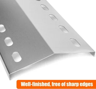 RVS Universele Brander Cover Onderdelen - Enders Kansas 3 & 4 - Landmann Triton 3.1 - Landmann Avalon - Campingaz Woody 3 LX - Landmann 12739 - 39.5 x 12.5cm - 3 st.