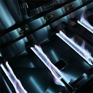 TAINO PLATINUM YAMARA DARK 6+2 Gasgrill - Staal 6 Branders Sear-Burner Backburner