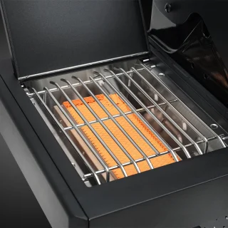 TAINO PLATINUM YAMARA DARK 6+2 Gasgrill - Staal 6 Branders Sear-Burner Backburner