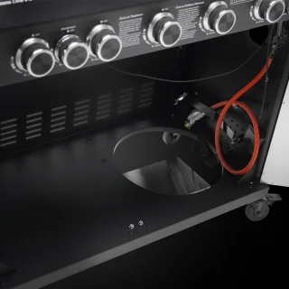 TAINO PLATINUM YAMARA DARK 6+2 Gasgrill - Staal 6 Branders Sear-Burner Backburner