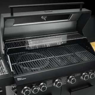 TAINO PLATINUM YAMARA DARK 6+2 Gasgrill - Staal 6 Branders Sear-Burner Backburner