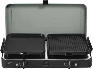Gasbarbecue voor Camping en Buiten, Compacte Grill met 2 Kookzijden