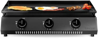 Cozze® G-700 Plancha Bakplaat - Grillplaat met 3 gasbranders, 30 mbar