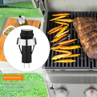 EXCITAT Vervangende onderdelen - Geschikt voor Weber Grill, Contactschakelaar Grill - Geschikt voor Weber Grill Contactknop - Geschikt voor Weber 66220 G/S-210,220,310,315,320,330, Genesis II, Spirit II