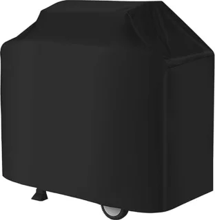 BBQ - hoes - BBQ - hoes - Gasgrill Beschermingskap - 210D Oxford Weerbestendig BBQ - doek - Dustbestendig - Verstelbaar touwwind en stofdroog rek (145 x 61 x 117 cm)