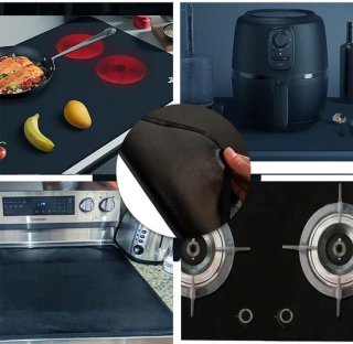 Candala Vuurvaste onderlegger, 40 x 60 cm, brandwerende mat, siliconen gecoate brandwerende mat, hittebeschermingsmat ter bescherming van je werkblad tegen keukenapparaten en grill, waterdicht review